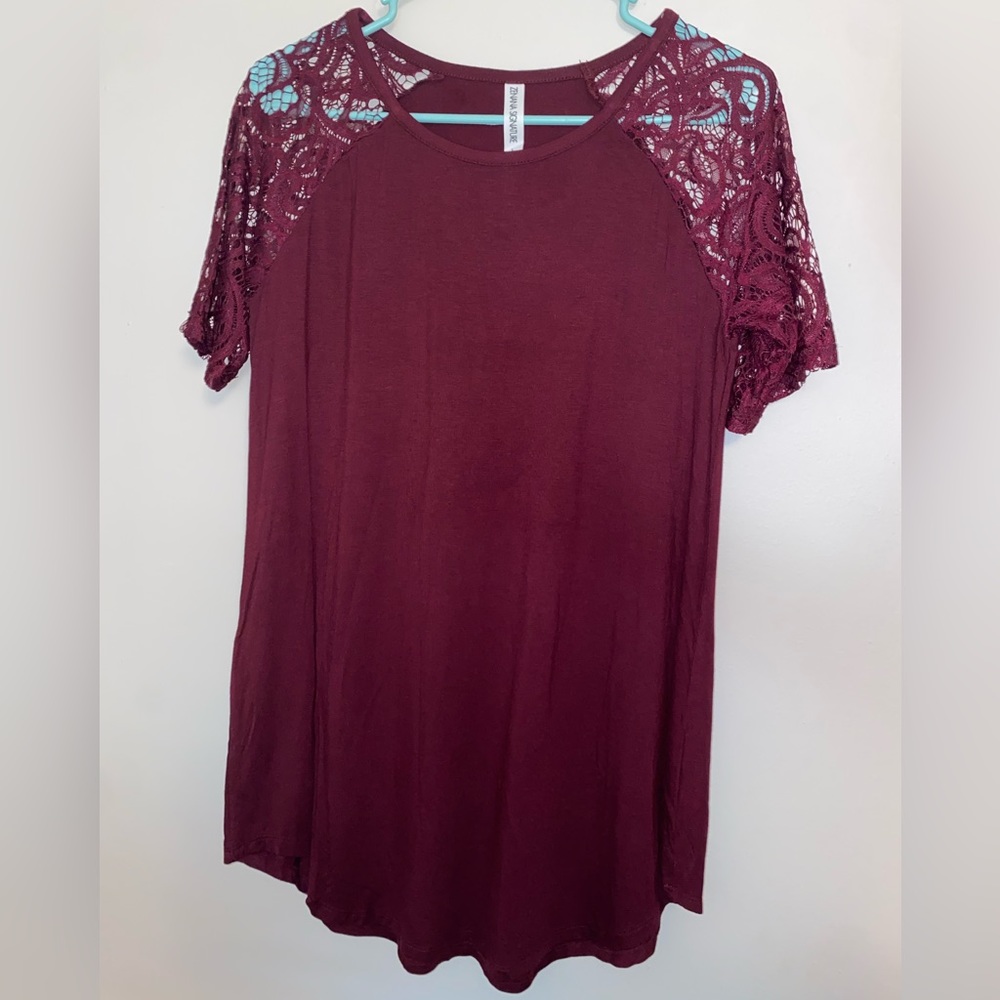 Maroon blouse